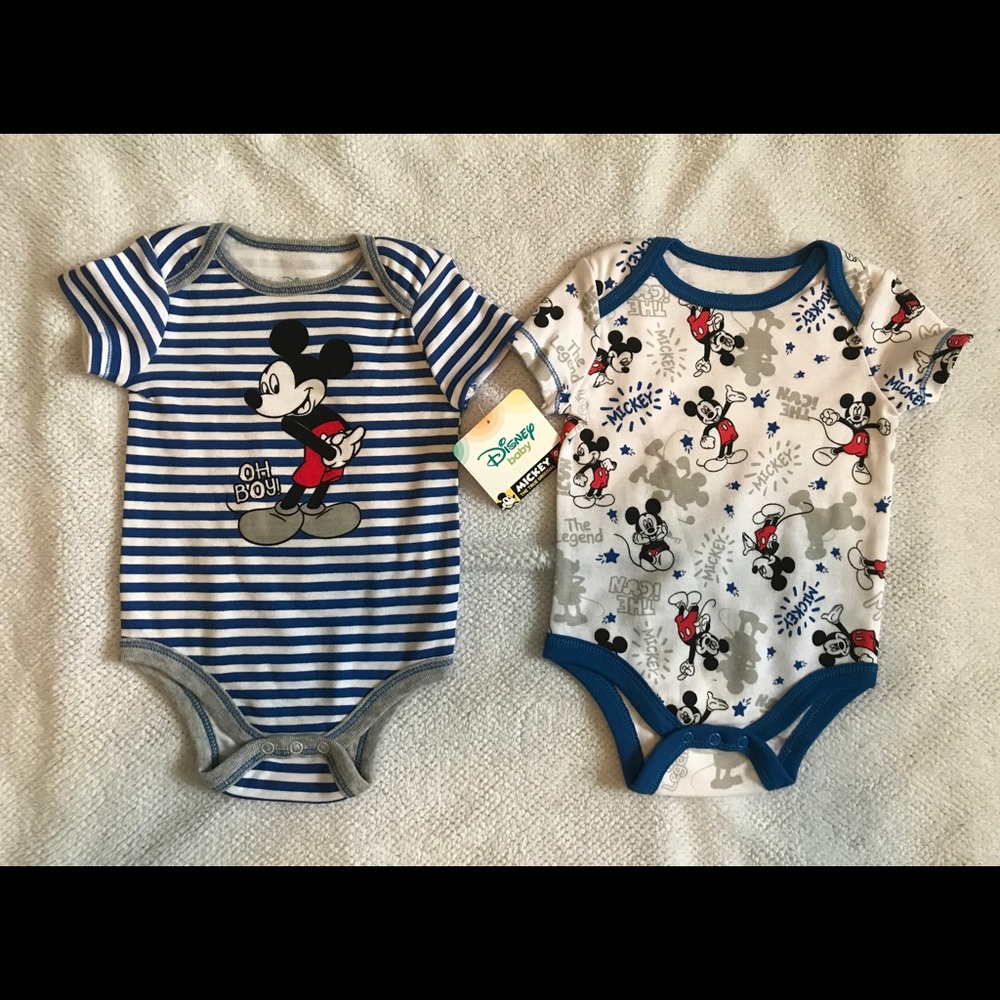 Disney Baby Mickey Mouse Bodysuits